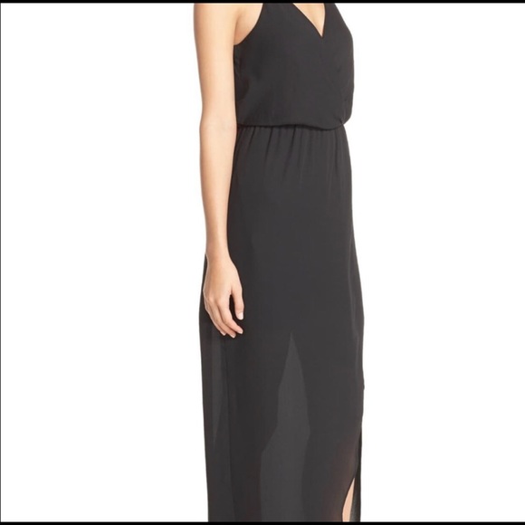 Nordstrom Charles Henry Surplice hi/low Maxi Dress - Picture 4 of 10